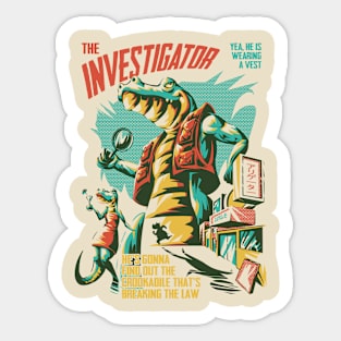 The Investigator Sticker